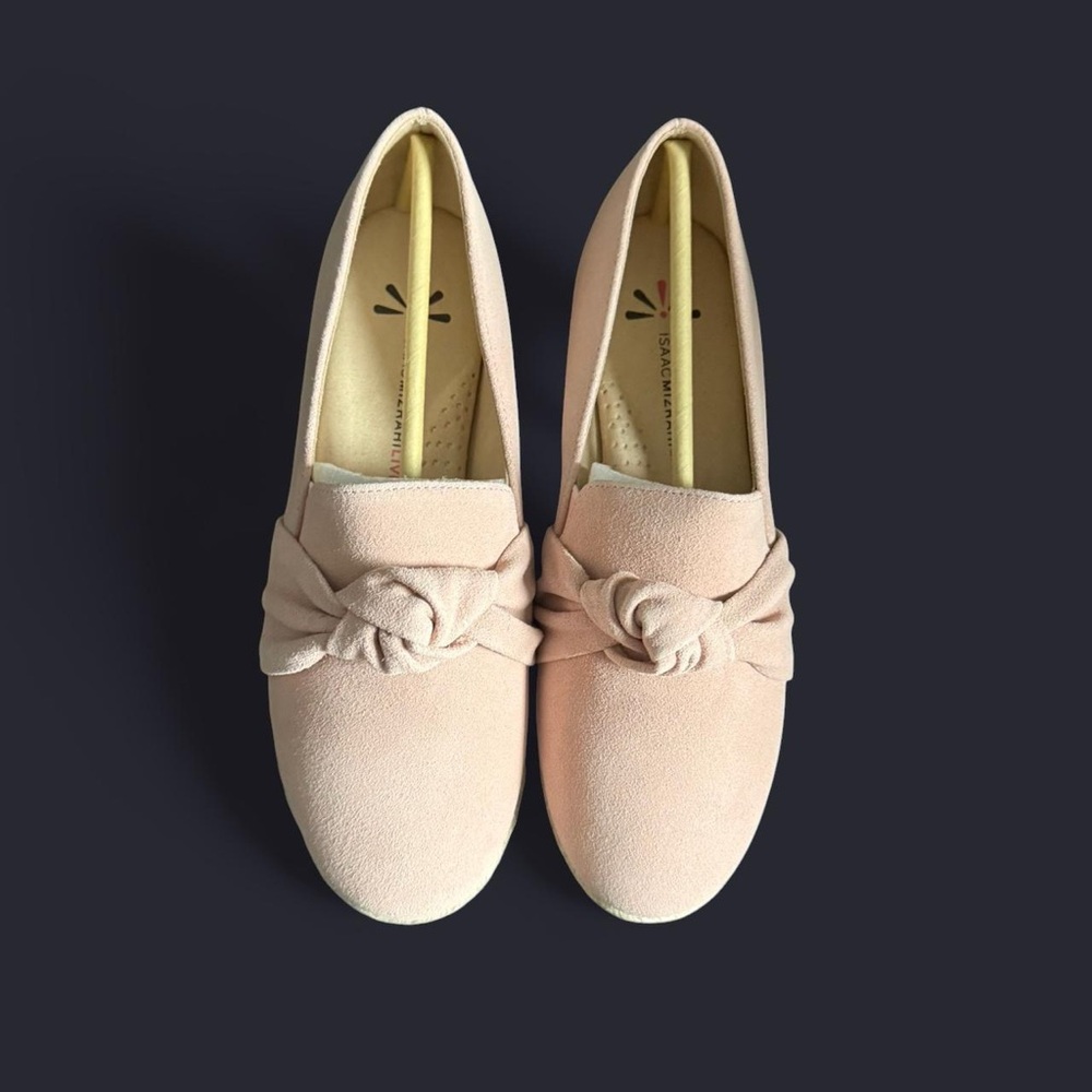 Isaac Mizrahi Knotted Espadrille Soft Pink New W/Box Size 7.5
